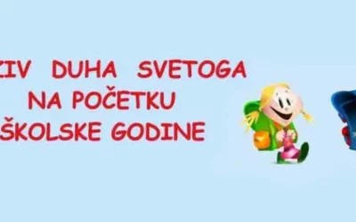 Zaziv Duha Svetoga na početku školske godine